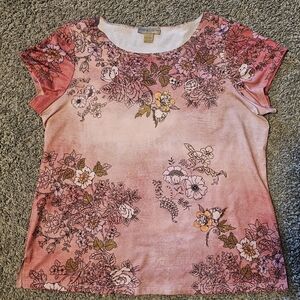 Floral Pink Kids Shirt